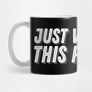 Space Humor - Just Visiting This Planet - Funny Alien Slogan Quote Statement Mug